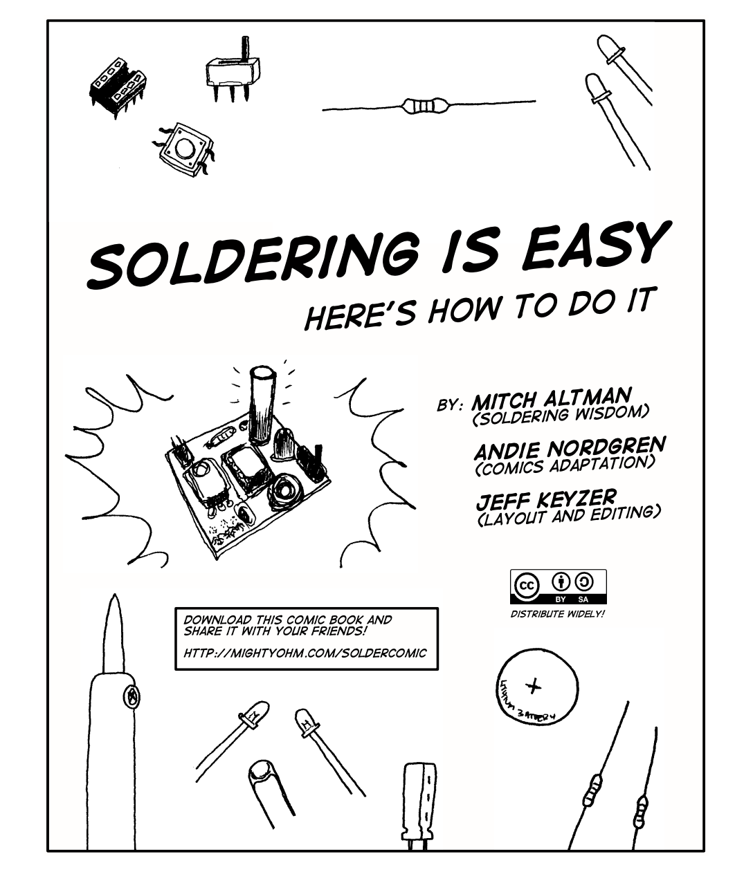 “Soldering is easy” comic book